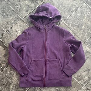 FIGS ON-SHIFT Full-Zip Purple Hoodie Workwear Uniform Nurse Hospital Utility
